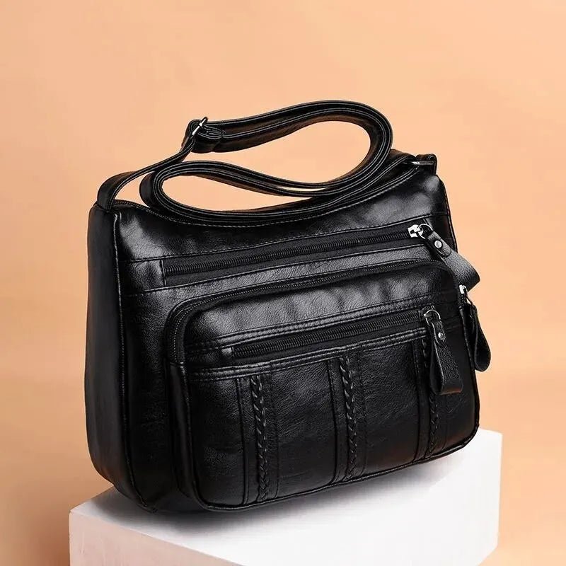 2024 New Middle - aged WOMEN'S Bag, Lightweight, Multi - layered, Large - capacity MOTHER'S Bag, Crossbody Bag, Elderly Bag, Shoulder - TheGlamTrend14:193BlackBlack2024 New Middle - aged WOMEN'S Bag, Lightweight, Multi - layered, Large - capacity MOTHER'S Bag, Crossbody Bag, Elderly Bag, Shoulder