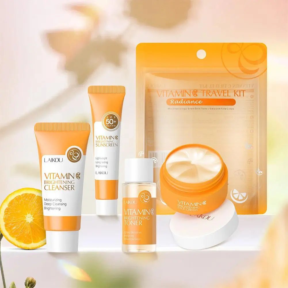 4pcs/Bag Sakura Skin Care Sets Facial Cleanser Cream Face Toner Sunscreen Products Moisturizing Smoothing Nourishing Travel Kit - TheGlamTrend14:173BB4pcs/Bag Sakura Skin Care Sets Facial Cleanser Cream Face Toner Sunscreen Products Moisturizing Smoothing Nourishing Travel Kit