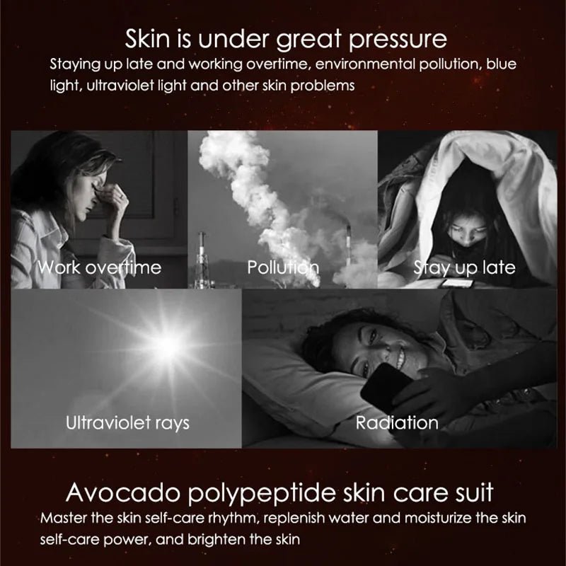5pcs/Set IMAGES Avocado Skin Care Sets Facial Moisturizing Face Cream Serum Facial Cleanser Eye Cream Skin Care Products - TheGlamTrend<none>5pcs/Set IMAGES Avocado Skin Care Sets Facial Moisturizing Face Cream Serum Facial Cleanser Eye Cream Skin Care Products