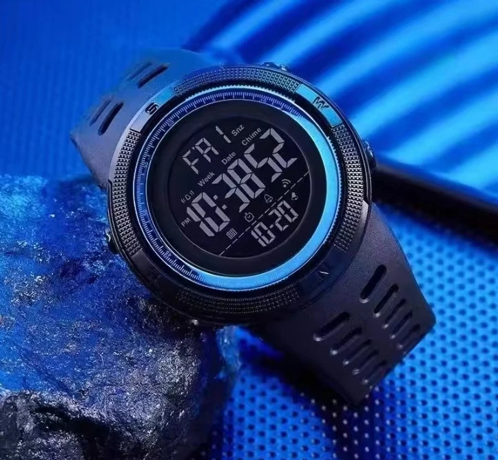 Men's Watch Sports Digital Watch Men's Large Dial Night Light Multi functional Military Electronic Watch