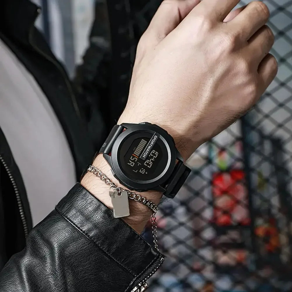 Men LED Digital Watch Men's Sports Watches Alarm Clock Multifunction Waterproof Fitness Sport Electronic Watch for Male Clock