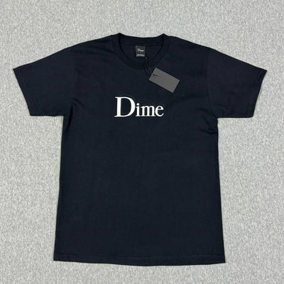 Classic Skateboard Casual T-Shirt Dime Skate Tee Big Logo Printing Cotton Crew Neck Loose Short Sleeve High Quality Luxury Brand