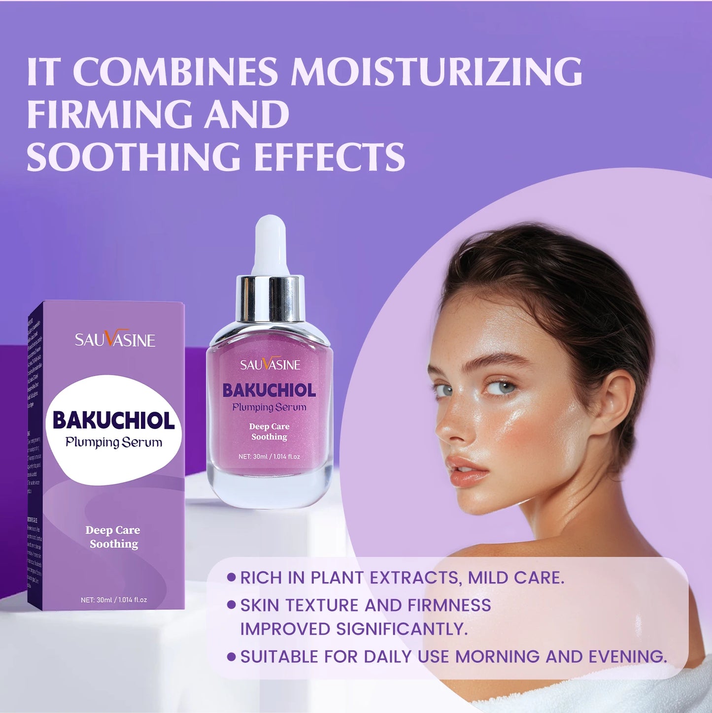 Bakuchiol Plumping Serum Skin Moisturizing