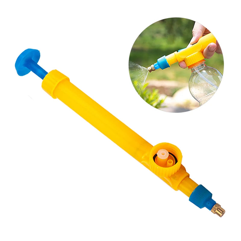 High-Pressure Garden Watering Sprayer Gun | Irrigation Spray Head for Flowers, Plants, Lawn, Juice Bottles, Plastic Trolley