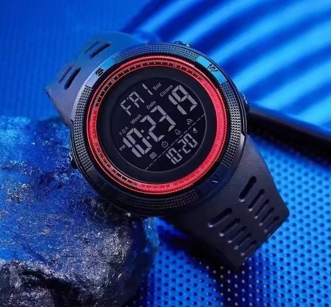Men's Watch Sports Digital Watch Men's Large Dial Night Light Multi functional Military Electronic Watch