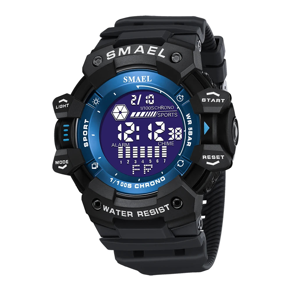 2023 Men Watches Luxury Man Military Watch SMAEL 8050 Waterproof Big Dial Fashion LED Backlight Sport Digital Watch For Men