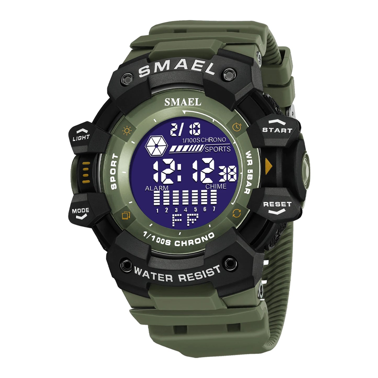 2023 Men Watches Luxury Man Military Watch SMAEL 8050 Waterproof Big Dial Fashion LED Backlight Sport Digital Watch For Men