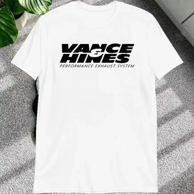 Classic Vance Haynes Print Fashion Men's Tee Inspired Motorcycle Racing Exhaust System Men's Tee Casual Loose Harajuku Soft Tee
