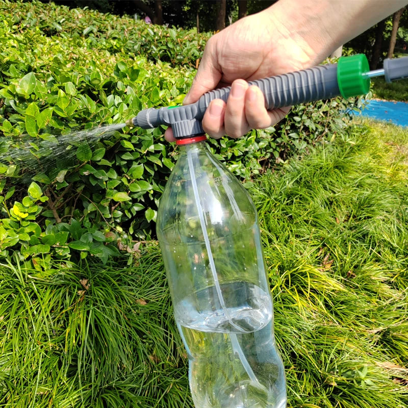 High-Pressure Garden Watering Sprayer Gun | Irrigation Spray Head for Flowers, Plants, Lawn, Juice Bottles, Plastic Trolley