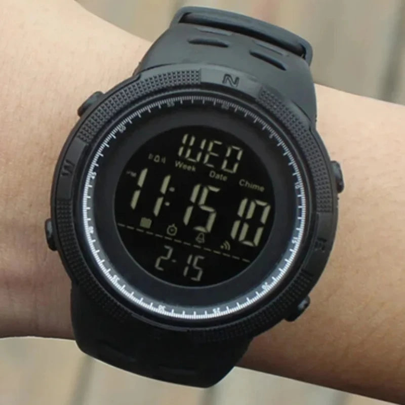 Men's Watch Sports Digital Watch Men's Large Dial Night Light Multi functional Military Electronic Watch