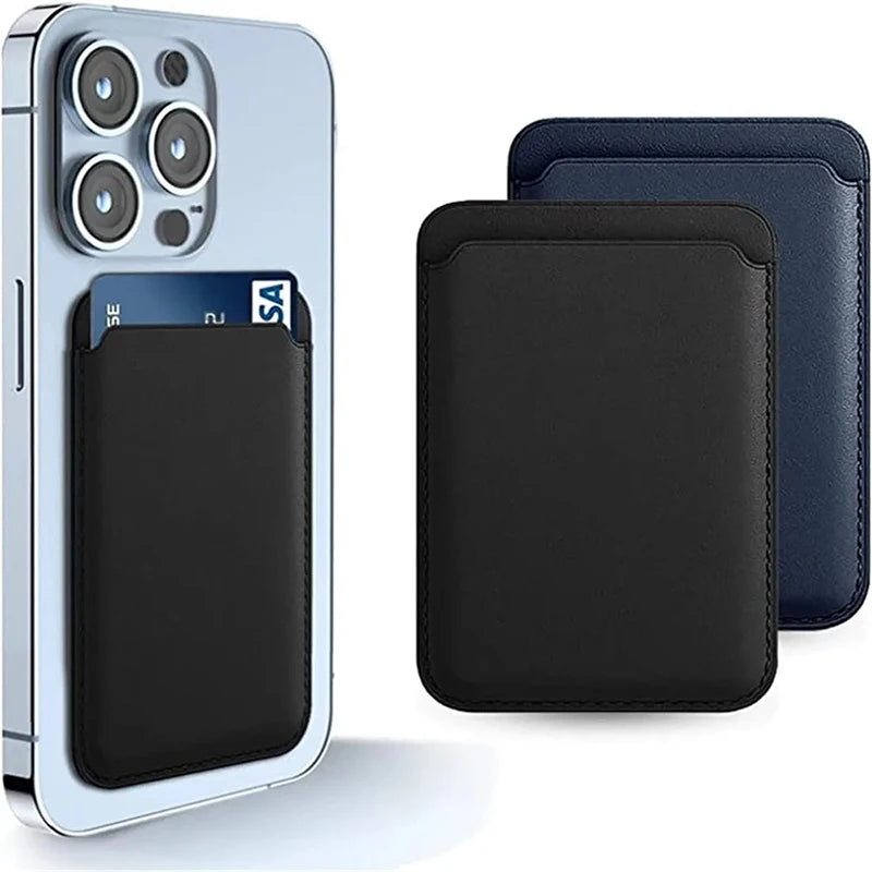 Leather Wallet Case for iPhone 15 Pro Max & MagSafe – Card Holder Cover Compatible with iPhone 14, 13, 12 – Magnetic MagSafe Wallet Case