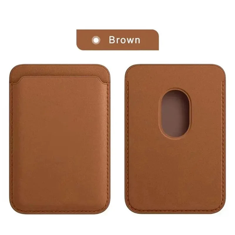 Leather Wallet Case for iPhone 15 Pro Max & MagSafe – Card Holder Cover Compatible with iPhone 14, 13, 12 – Magnetic MagSafe Wallet Case