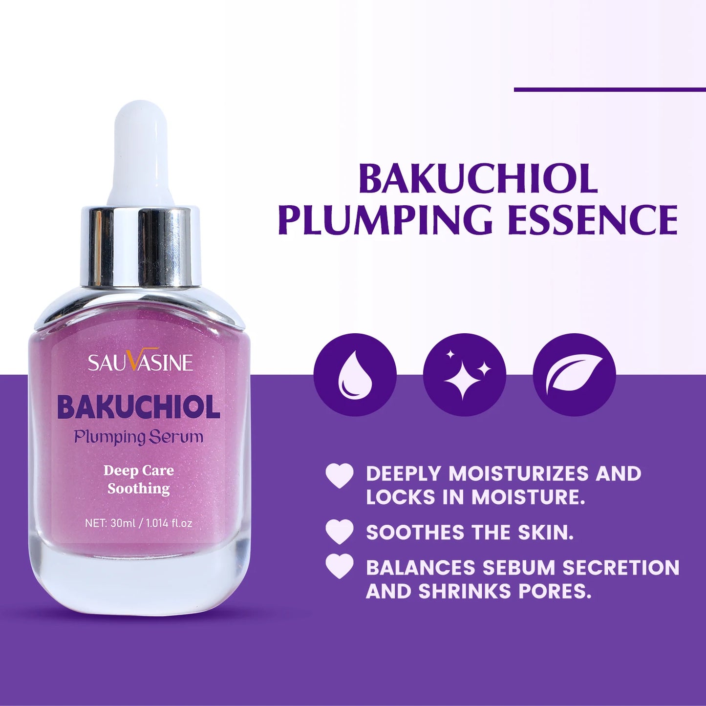 Bakuchiol Plumping Serum Skin Moisturizing