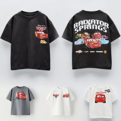 Car Cartoon Tees Tops For Boy Clothing Summer Fashion Children Short Sleeve Clothes Printed Pattern T-shirts Loose Casual Tshirt - TheGlamTrend14:771P86;200000463:20066189718MP8618MCar Cartoon Tees Tops For Boy Clothing Summer Fashion Children Short Sleeve Clothes Printed Pattern T-shirts Loose Casual Tshirt