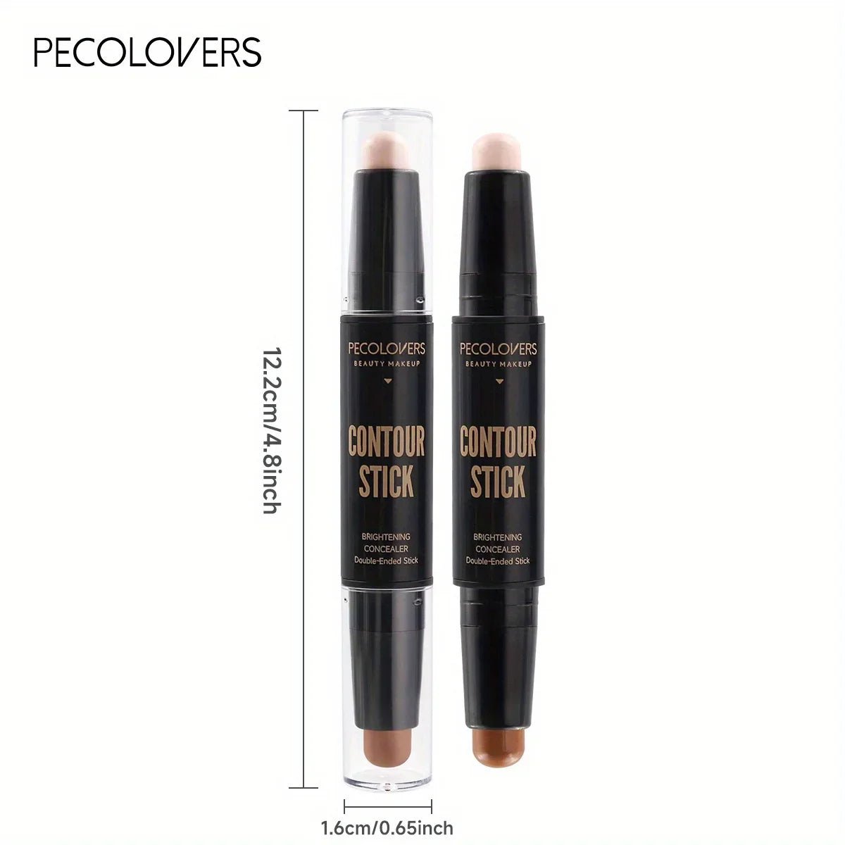 Double Head Highlight Pen Face Make Up Liquid Waterproof Contouring Foundation Contour Makeup Concealer Stick Pencil Cosmetics - TheGlamTrend200001176:2000001950202Double Head Highlight Pen Face Make Up Liquid Waterproof Contouring Foundation Contour Makeup Concealer Stick Pencil Cosmetics