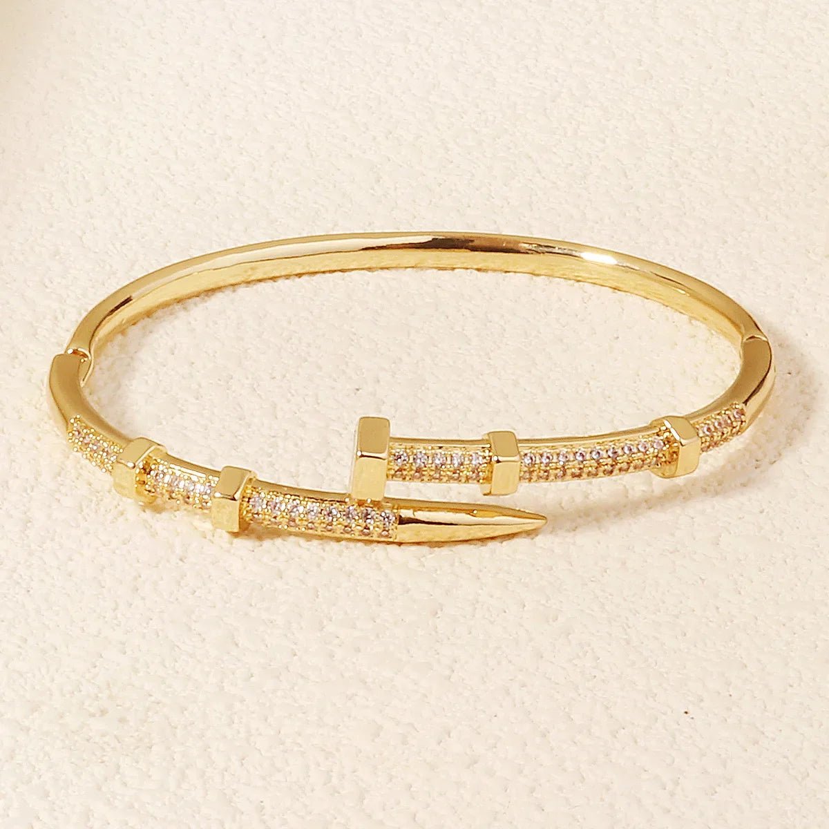 Female Jewelry Nail Bracelets Trendy Bracelet Zircon Screw Bracelet For Women Everyday Party Festive Jewelry As Gifts - TheGlamTrend200001033:361181BS - J5507SBS - J5507SFemale Jewelry Nail Bracelets Trendy Bracelet Zircon Screw Bracelet For Women Everyday Party Festive Jewelry As Gifts