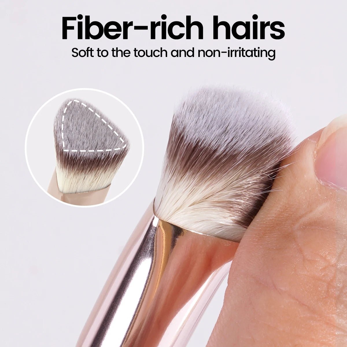 MAANGE Under Eye Concealer Makeup Brush Triangle Foundation Brush for Liquid Cream Blending Concealing Cosmetic Makeup Tools - TheGlamTrend200007787:193PinkPinkMAANGE Under Eye Concealer Makeup Brush Triangle Foundation Brush for Liquid Cream Blending Concealing Cosmetic Makeup Tools