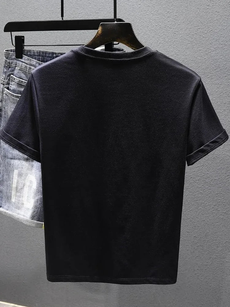 Man Tee Shirts Embroidery T Shirt For Men Heather Funny Rock Top Watercolor Katoen Hot Cheap Clothes And Young On Sale Trend - TheGlamTrend14:771White T-shirt;5:361385White T-shirtLMan Tee Shirts Embroidery T Shirt For Men Heather Funny Rock Top Watercolor Katoen Hot Cheap Clothes And Young On Sale Trend