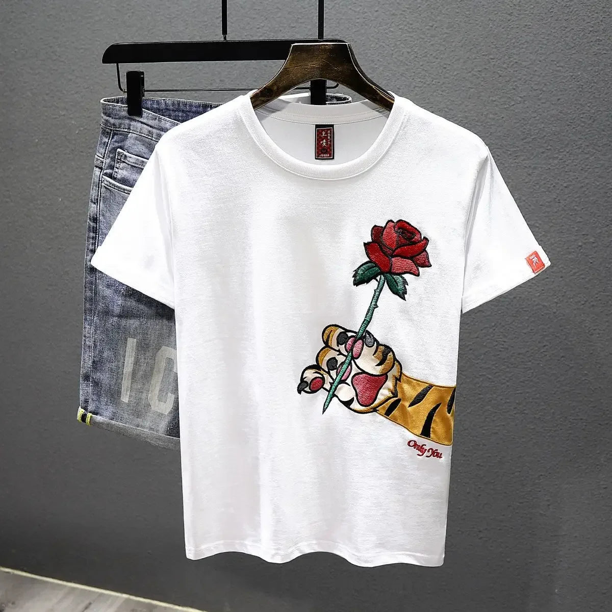 Man Tee Shirts Embroidery T Shirt For Men Heather Funny Rock Top Watercolor Katoen Hot Cheap Clothes And Young On Sale Trend - TheGlamTrend14:771White T-shirt;5:361385White T-shirtLMan Tee Shirts Embroidery T Shirt For Men Heather Funny Rock Top Watercolor Katoen Hot Cheap Clothes And Young On Sale Trend