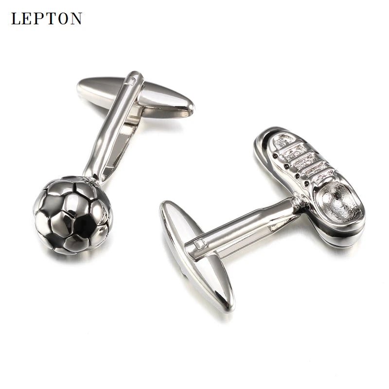 Mens Accessories Hotsale High Quality White Football Cuff Links With Box Lepton For New Gift Retail Soccer Style Cufflinks - TheGlamTrend200001033:200003757Imitation Rhodium PlatedMens Accessories Hotsale High Quality White Football Cuff Links With Box Lepton For New Gift Retail Soccer Style Cufflinks