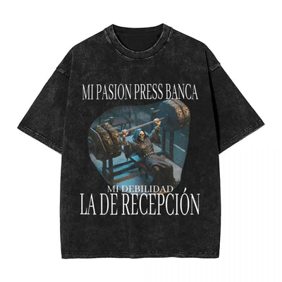 Men's T Shirt Calacas Chidas Gym Washed T-Shirts Trendy Cool Todo Sea Por Las Senoras Summer Tees Aesthetic Simple Casual Tops - TheGlamTrend14:105;5:41835XXXLMen's T Shirt Calacas Chidas Gym Washed T-Shirts Trendy Cool Todo Sea Por Las Senoras Summer Tees Aesthetic Simple Casual Tops