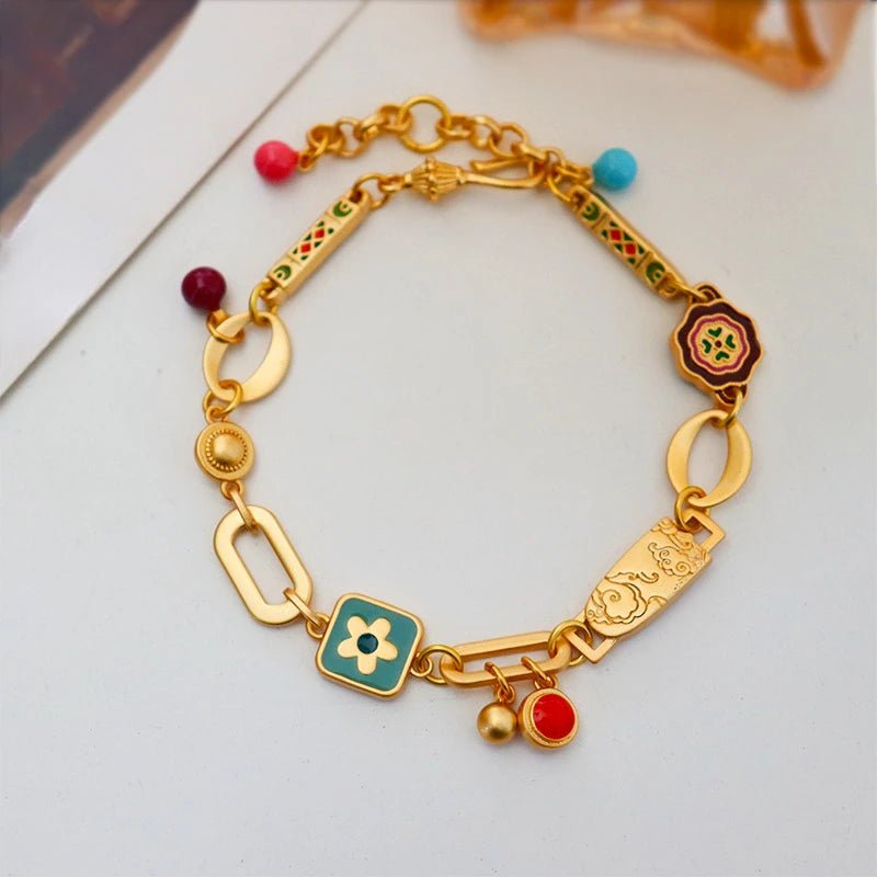 Modern Jewelry Elegant Temperament Multiple Colorful Enamle Chain Bracelets For Women Female Gifts Sweet Accessories Hot Sale - TheGlamTrend200001034:96235566Butterfly - 1Butterfly - 1Modern Jewelry Elegant Temperament Multiple Colorful Enamle Chain Bracelets For Women Female Gifts Sweet Accessories Hot Sale