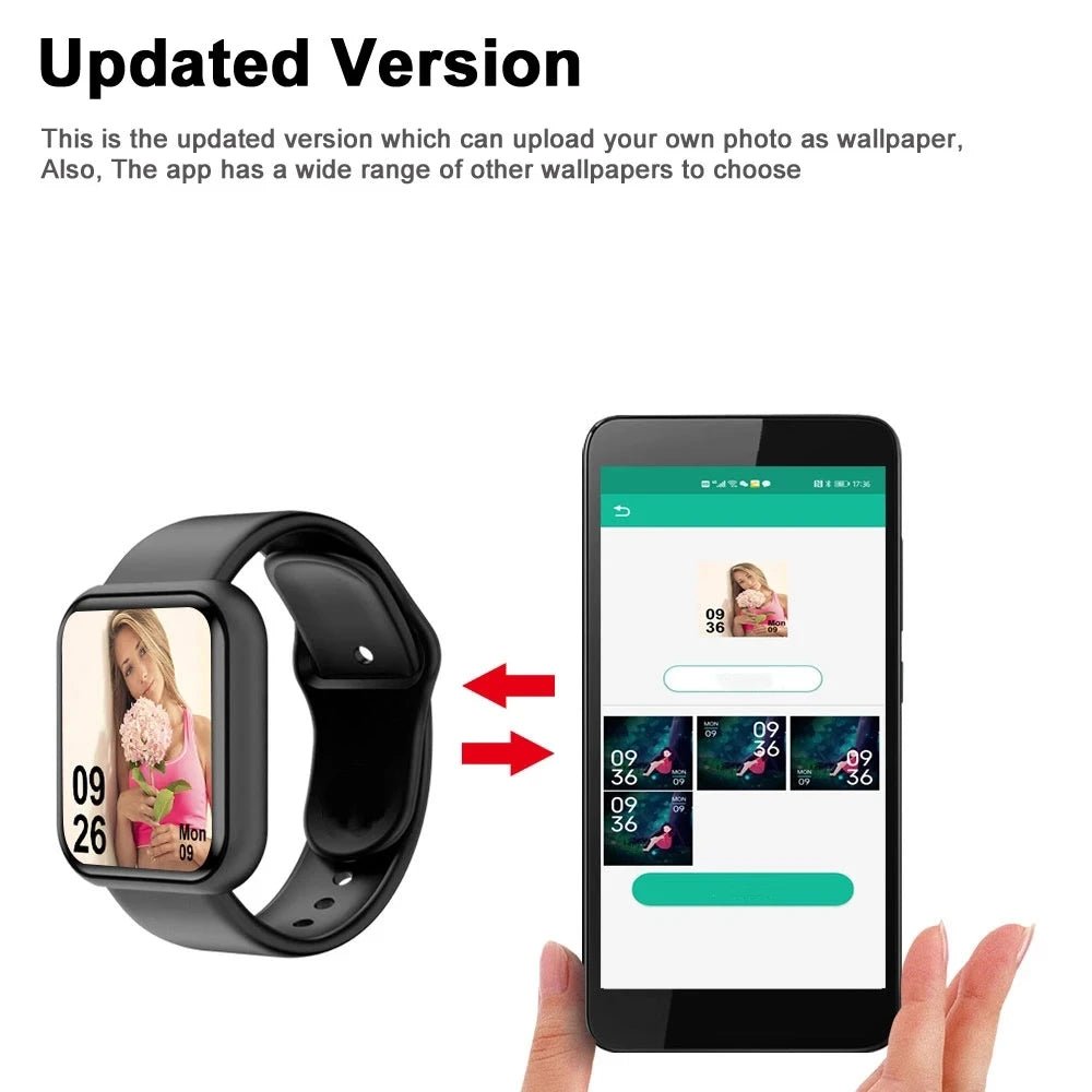 Smart Watches For Women Men Bluetooth Connect Phone Player Music Control Fitness Heart Rate Monitor Sport Bracelet Digital Y68 - TheGlamTrend14:173Blue 116PlusBlue 116PlusSmart Watches For Women Men Bluetooth Connect Phone Player Music Control Fitness Heart Rate Monitor Sport Bracelet Digital Y68