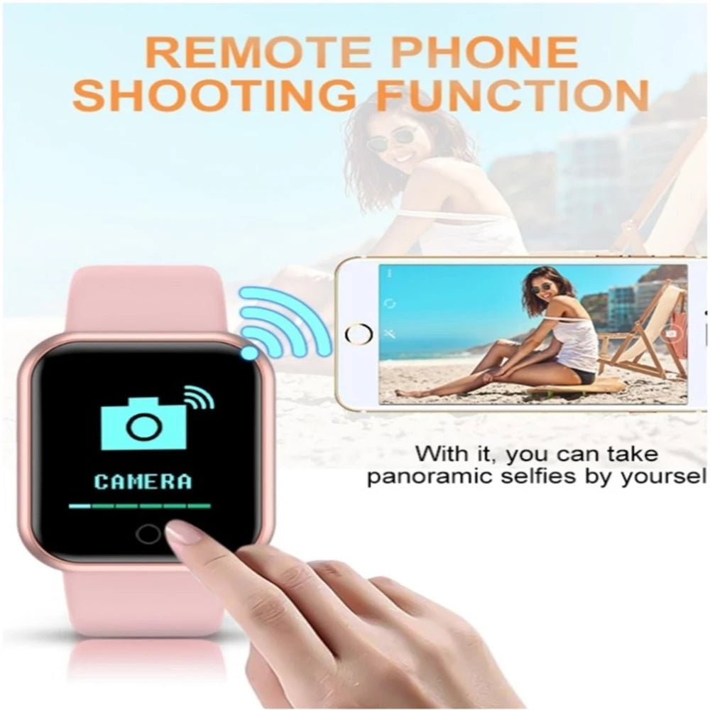 Smart Watches For Women Men Bluetooth Connect Phone Player Music Control Fitness Heart Rate Monitor Sport Bracelet Digital Y68 - TheGlamTrend14:173Blue 116PlusBlue 116PlusSmart Watches For Women Men Bluetooth Connect Phone Player Music Control Fitness Heart Rate Monitor Sport Bracelet Digital Y68