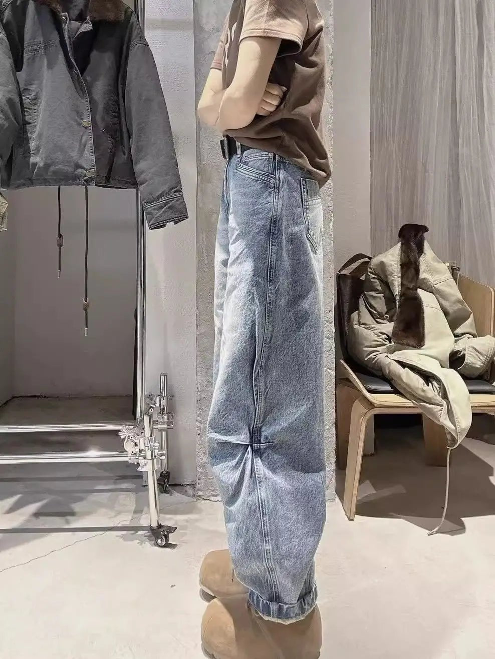 Trousers Jeans Pants for Woman Street Wear Clothes Korean Fashion Streetwear Women Y2k Clothing American Vintage Women's Baggy - TheGlamTrend14:173;5:4183BlueXXXLTrousers Jeans Pants for Woman Street Wear Clothes Korean Fashion Streetwear Women Y2k Clothing American Vintage Women's Baggy