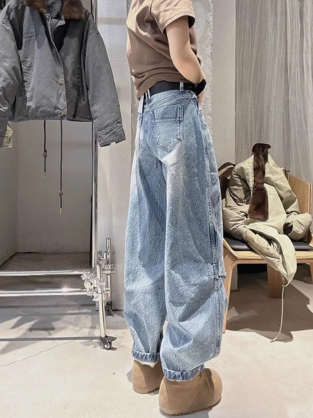 Trousers Jeans Pants for Woman Street Wear Clothes Korean Fashion Streetwear Women Y2k Clothing American Vintage Women's Baggy - TheGlamTrend14:173;5:4183BlueXXXLTrousers Jeans Pants for Woman Street Wear Clothes Korean Fashion Streetwear Women Y2k Clothing American Vintage Women's Baggy