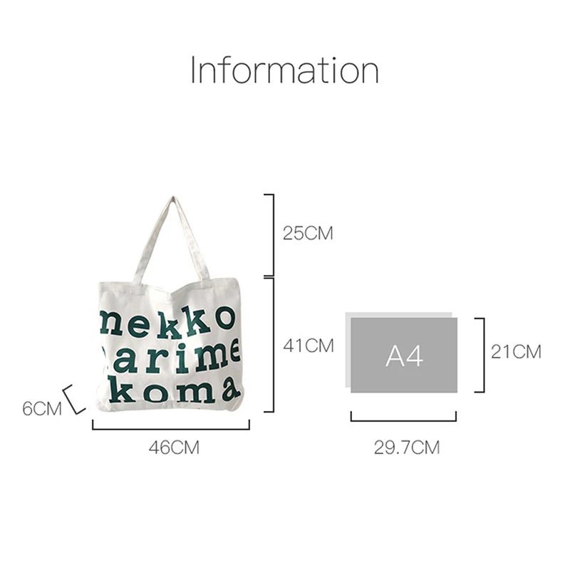 Women's Bag Cheap Casual Large Capacity Shoulder Bags Shopper Canvas Letter Fashion Harajuku Zipper Print Handbags - TheGlamTrend14:771BlackBlackWomen's Bag Cheap Casual Large Capacity Shoulder Bags Shopper Canvas Letter Fashion Harajuku Zipper Print Handbags