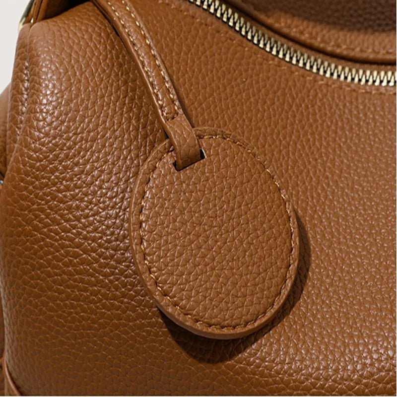 Women's Bags Fashion PU Leather Top Carrying Bag Handbags Multi Pocket Design Multifunctional Crossbody Tote Bag - TheGlamTrend14:771brownbrownWomen's Bags Fashion PU Leather Top Carrying Bag Handbags Multi Pocket Design Multifunctional Crossbody Tote Bag