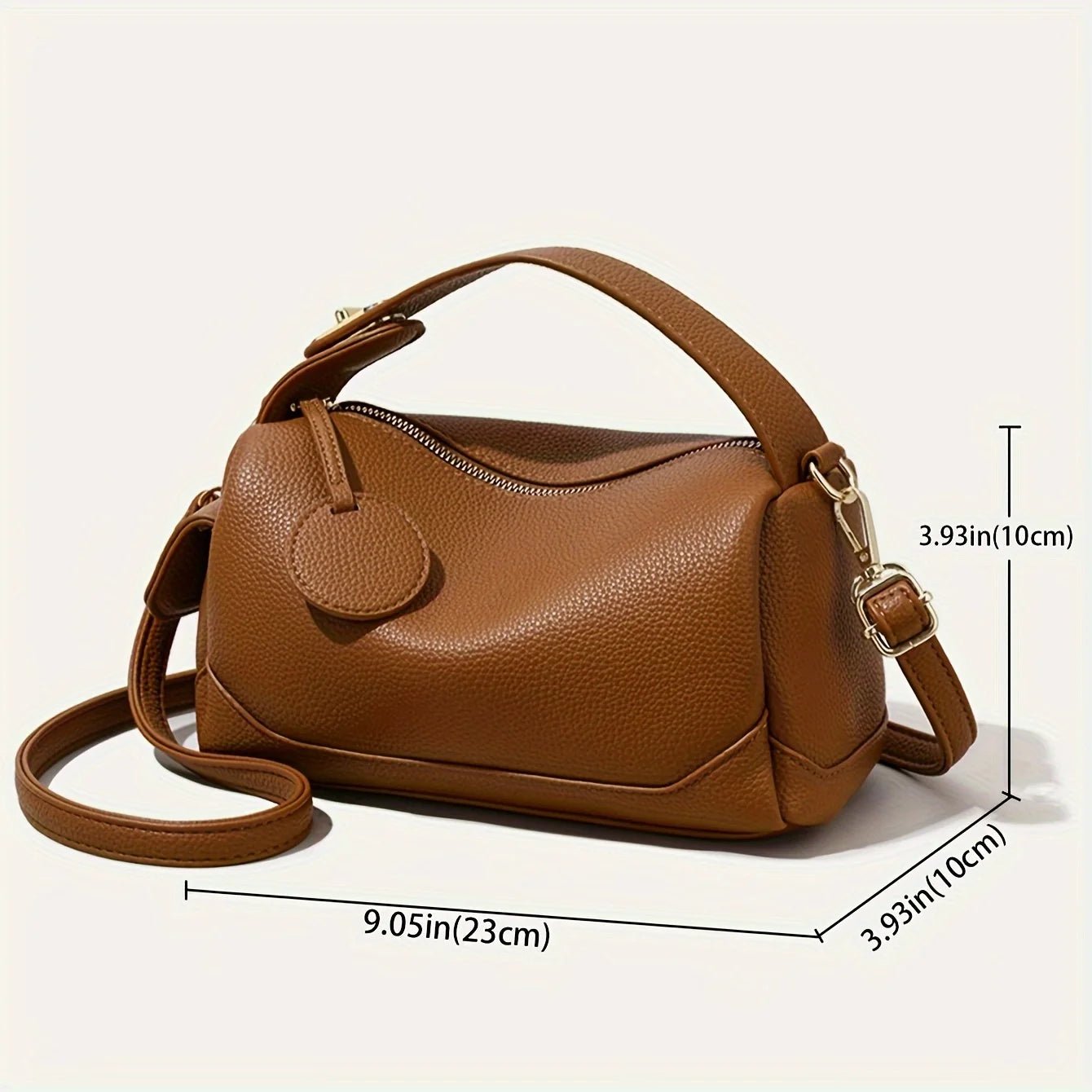 Women's Bags Fashion PU Leather Top Carrying Bag Handbags Multi Pocket Design Multifunctional Crossbody Tote Bag - TheGlamTrend14:771brownbrownWomen's Bags Fashion PU Leather Top Carrying Bag Handbags Multi Pocket Design Multifunctional Crossbody Tote Bag