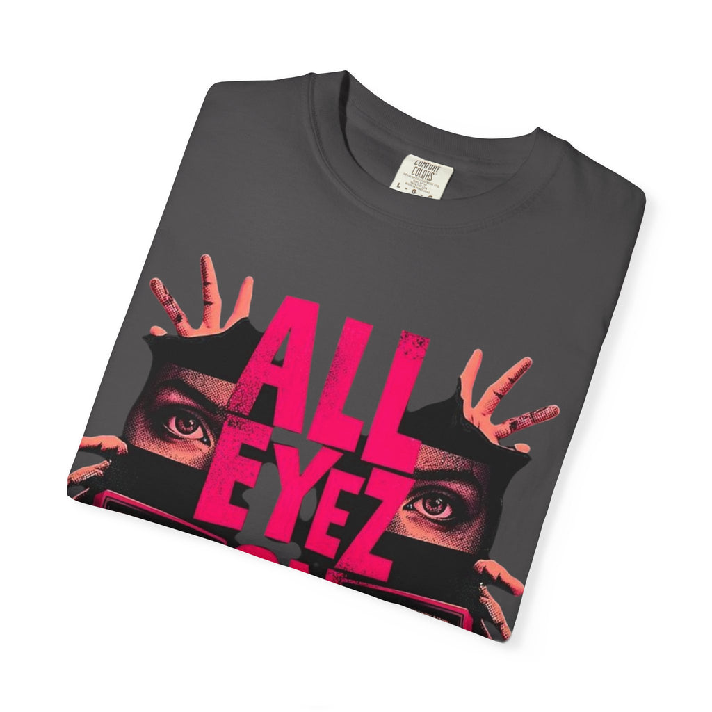 All Eyez On Me Graphic T-Shirt — Retro TV Eyes Streetwear Tee