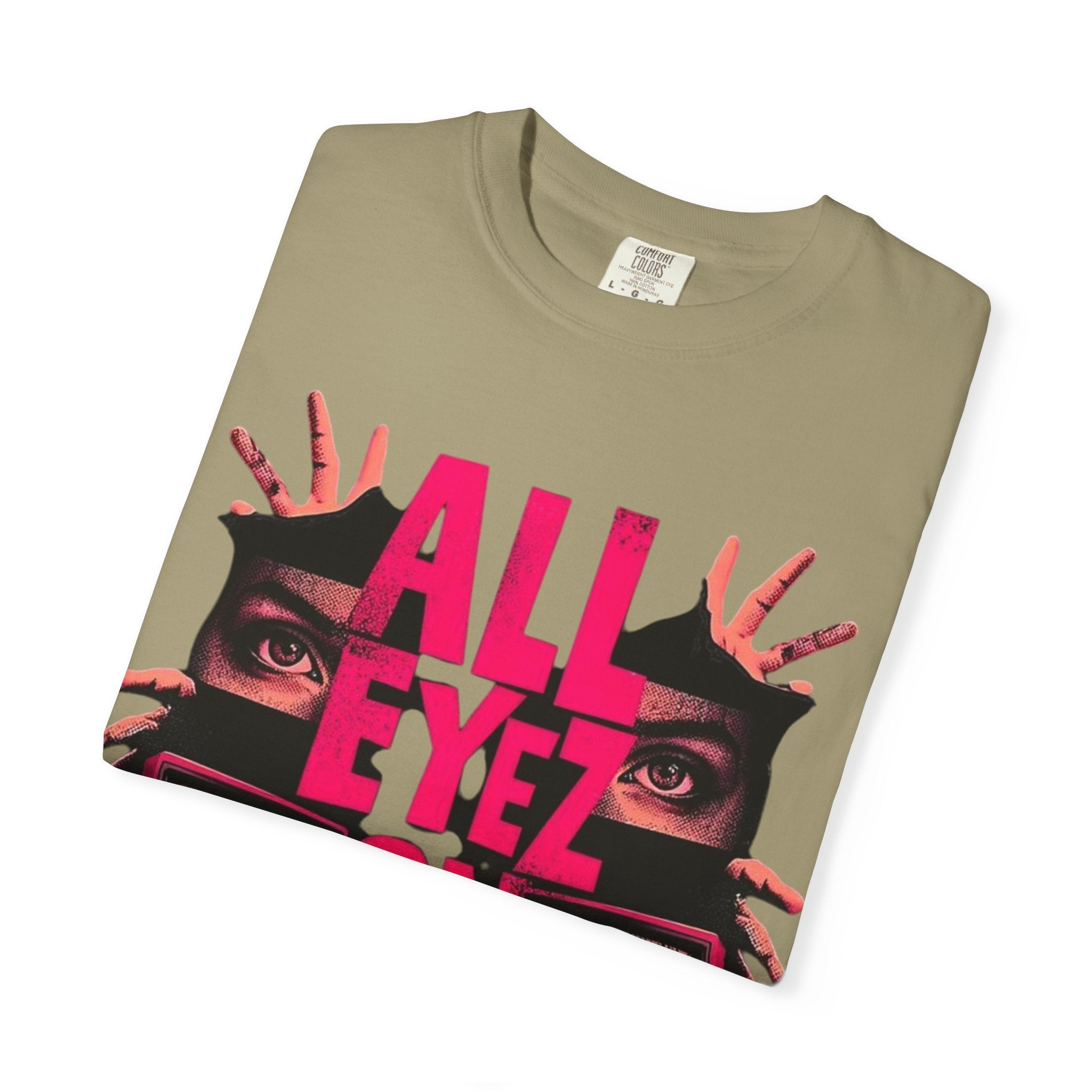 All Eyez On Me Graphic T-Shirt — Retro TV Eyes Streetwear Tee