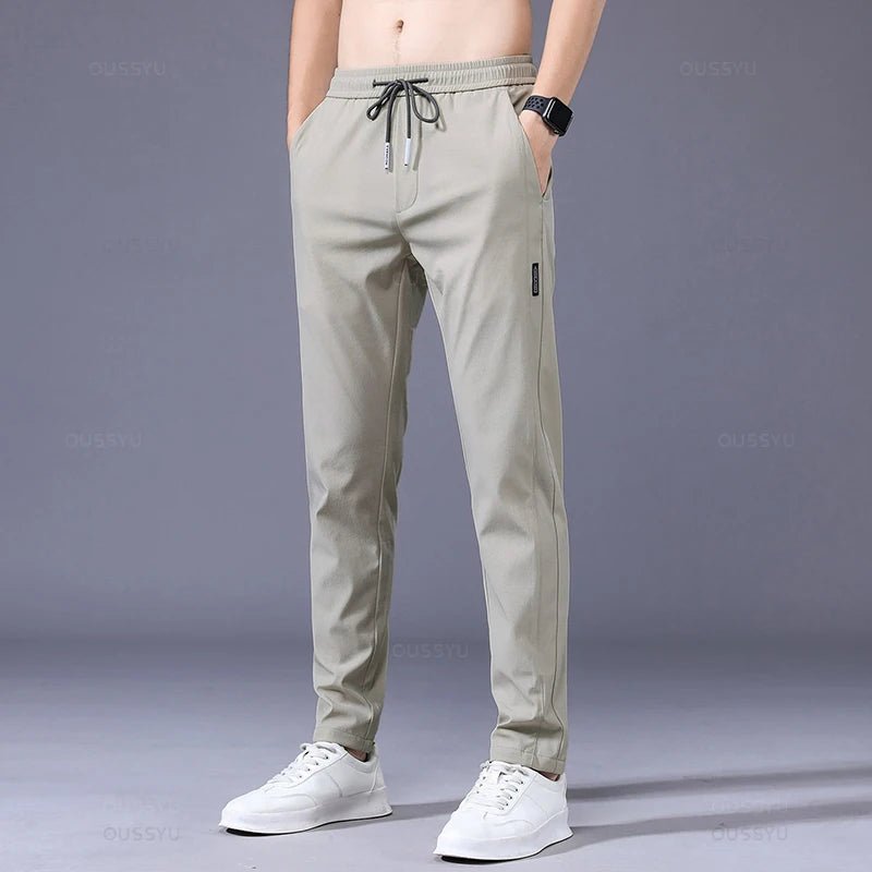 2025 Men's Trousers Spring Summer New Thin Green Solid Color Fashion Pocket Applique Full Length Casual Work Pants Pantalon - TheGlamTrend14:200004889Khaki;5:100010441Khaki282025 Men's Trousers Spring Summer New Thin Green Solid Color Fashion Pocket Applique Full Length Casual Work Pants Pantalon