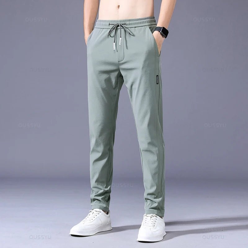 2025 Men's Trousers Spring Summer New Thin Green Solid Color Fashion Pocket Applique Full Length Casual Work Pants Pantalon - TheGlamTrend14:202520811Light green;5:200000334Light green362025 Men's Trousers Spring Summer New Thin Green Solid Color Fashion Pocket Applique Full Length Casual Work Pants Pantalon