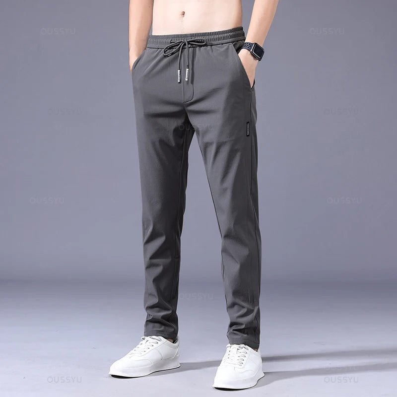 2025 Men's Trousers Spring Summer New Thin Green Solid Color Fashion Pocket Applique Full Length Casual Work Pants Pantalon - TheGlamTrend14:691Dark grey;5:200000331Dark grey322025 Men's Trousers Spring Summer New Thin Green Solid Color Fashion Pocket Applique Full Length Casual Work Pants Pantalon