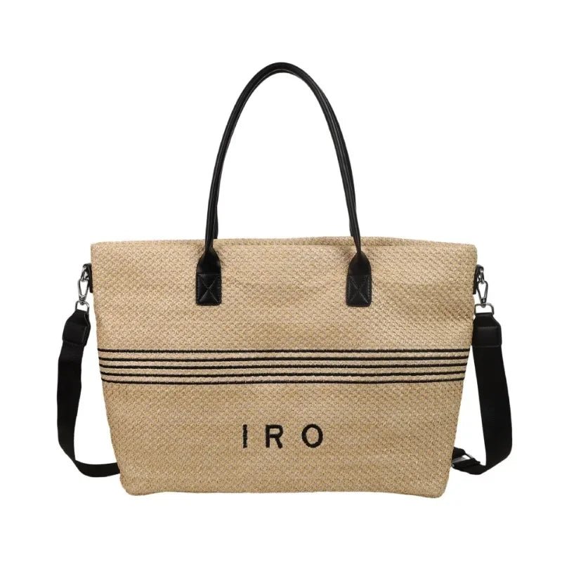 2025 New Woven Tote Bag for Women Bohemian Straw Beach Bag Large Capacity Summer Shoulder Bag Casual Vacation Rattan Purse - TheGlamTrend14:771kaqikaqi2025 New Woven Tote Bag for Women Bohemian Straw Beach Bag Large Capacity Summer Shoulder Bag Casual Vacation Rattan Purse