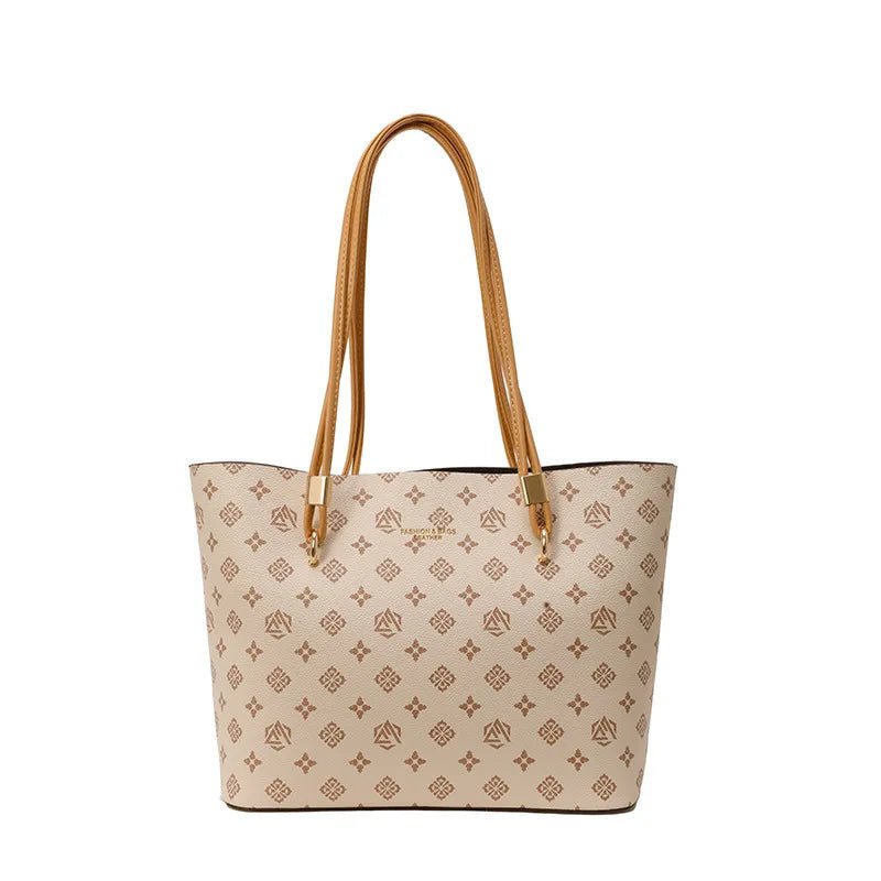 2025 Women Bags Vintage Handheld Tote Fashion Print Shoulder Large Capacity Handbag - TheGlamTrend14:100018786mibaisemibaise2025 Women Bags Vintage Handheld Tote Fashion Print Shoulder Large Capacity Handbag