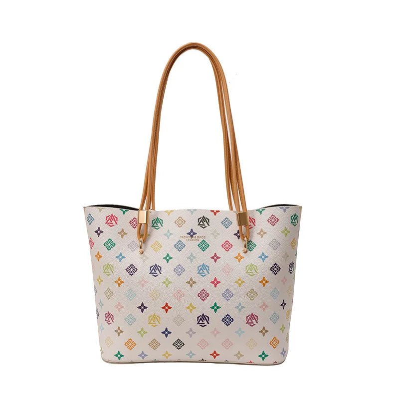 2025 Women Bags Vintage Handheld Tote Fashion Print Shoulder Large Capacity Handbag - TheGlamTrend14:771baisebaise2025 Women Bags Vintage Handheld Tote Fashion Print Shoulder Large Capacity Handbag