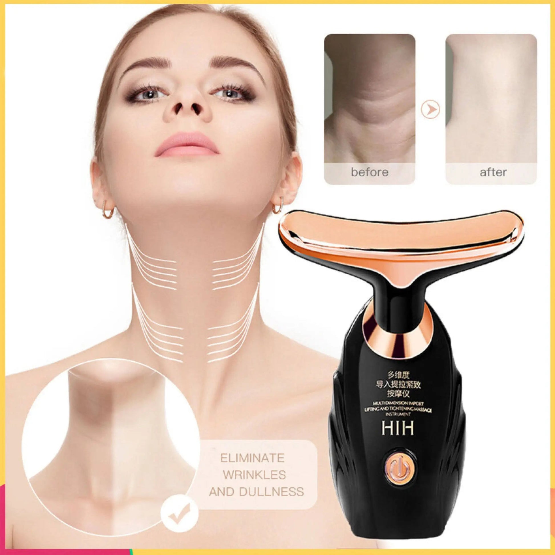 3 In 1 Face Massager Neck Facial Eye Massage Introducer Microcurrent Skin Rejuvenation Anti Aging Beauty Device BEAUTY TOOLS - TheGlamTrend14:3508533 and 1 - BLACK3 and 1 - BLACK3 In 1 Face Massager Neck Facial Eye Massage Introducer Microcurrent Skin Rejuvenation Anti Aging Beauty Device BEAUTY TOOLS