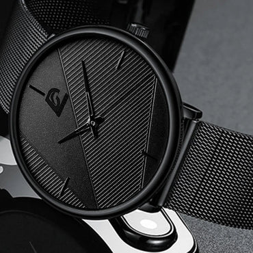 reloj hombre Watches Mens Minimalist Men's Fashion Ultra-thin Watch Simple Men Business Quartz Wristwatch relogio masculino