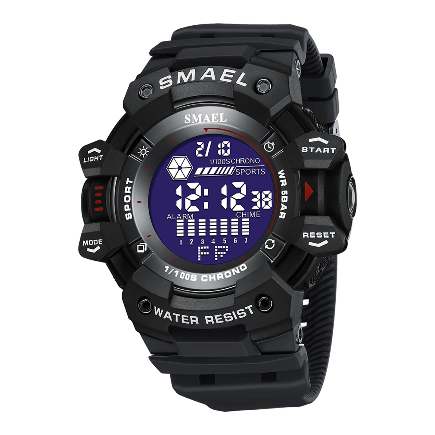 2023 Men Watches Luxury Man Military Watch SMAEL 8050 Waterproof Big Dial Fashion LED Backlight Sport Digital Watch For Men
