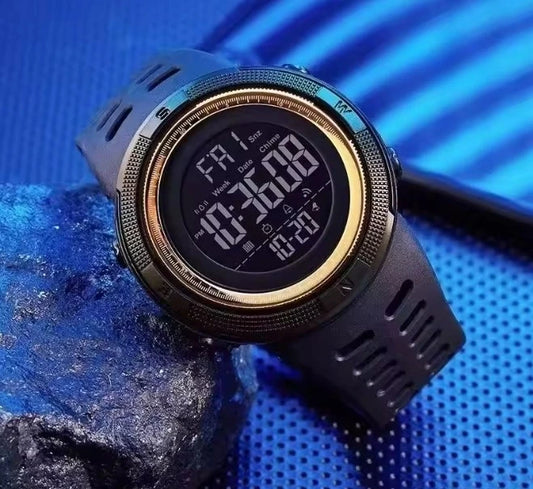 Men's Watch Sports Digital Watch Men's Large Dial Night Light Multi functional Military Electronic Watch