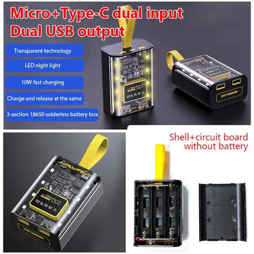 Power Bank Cases Battery Storage Box