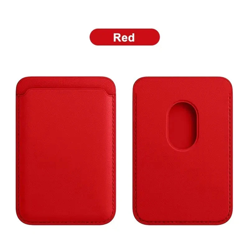 Leather Wallet Case for iPhone 15 Pro Max & MagSafe – Card Holder Cover Compatible with iPhone 14, 13, 12 – Magnetic MagSafe Wallet Case