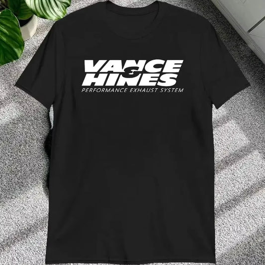 Classic Vance Haynes Print Fashion Men's Tee Inspired Motorcycle Racing Exhaust System Men's Tee Casual Loose Harajuku Soft Tee