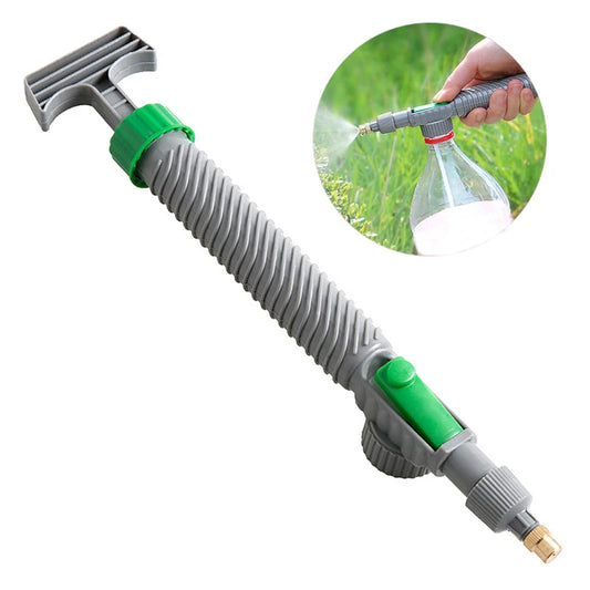 High-Pressure Garden Watering Sprayer Gun | Irrigation Spray Head for Flowers, Plants, Lawn, Juice Bottles, Plastic Trolley