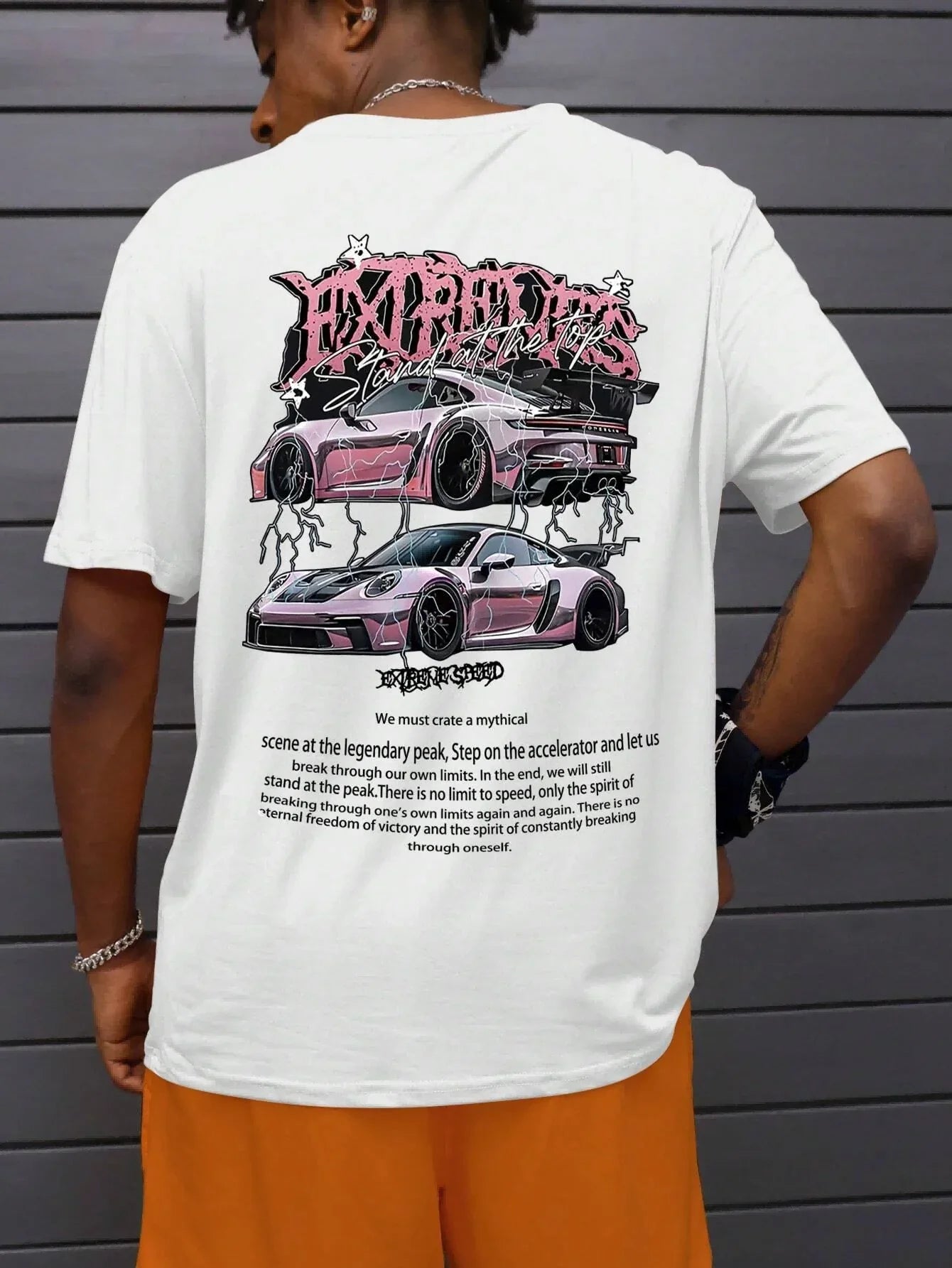 Classic High Quality Car Printed Men T-shirt Short Sleeve Tshirt Clothing Designer Tee Women Cotton T Shirt Unisex Fashion Tops